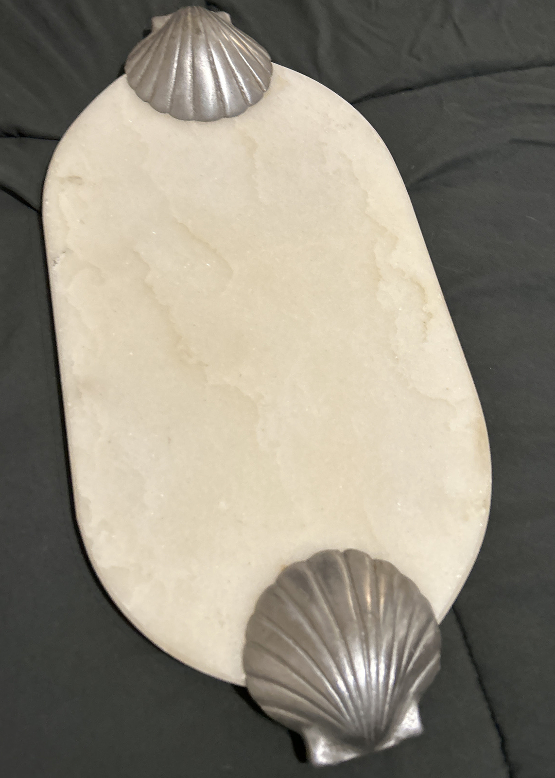 Cutting Board White Marble, Sea Shells, Decorations, Beach, Condo Decoration-image
