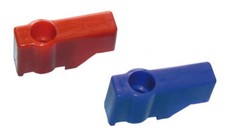 Handles For Washing Machine Isolation Valve / Tap, Red & Blue Replacement Levers