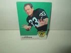 BILLY CANNON 1969 FOOTBALL CARD Topps #66 LSU Oakland Raiders WR Exc