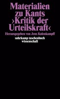 Jens Kulenkampff | Materialien Zu Kants >Kritik Der Urteilskraft< | taschenbuch
