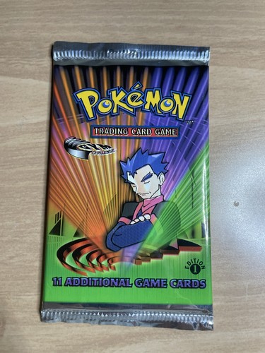 2000 WOTC Pokémon Gym Challenge 1st Edition Koga Art Booster Pack Factory Sealed