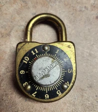 Vintage Slaymaker Combination Lock, Made in USA. - NO COMBINATION Steampunk