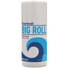 Boardwalk 6273 11" x 8.5" 2-Ply Kitchen Roll Towel - White (12/Carton) New