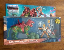 MOTU Masters of the Universe Origins Battle Armor He-man and Battle Cat 2-Pack