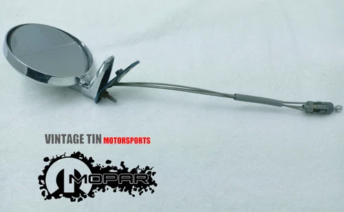 MoPar A B Body 67 68 69 70 71 Plymouth Dodge LH Driver Remote Mirror P/N 2802301