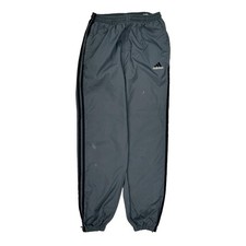 Adidas Track Pants - Small Gray Polyester