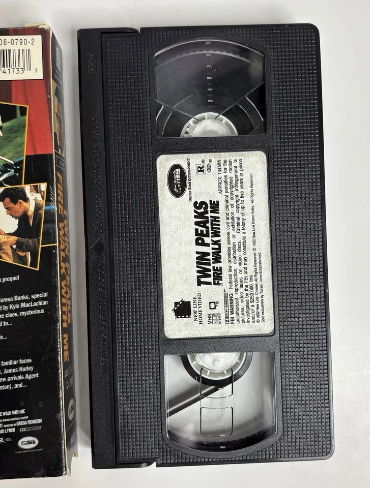 Twin Peaks: Fire Walk with Me (VHS, 1993) David Lynch Surreal Rare - Image 4 of 4