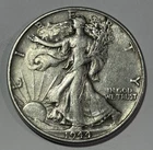 1944-P Walking Liberty Half Dollar - Average Circulated Condition .36169 oz ASW