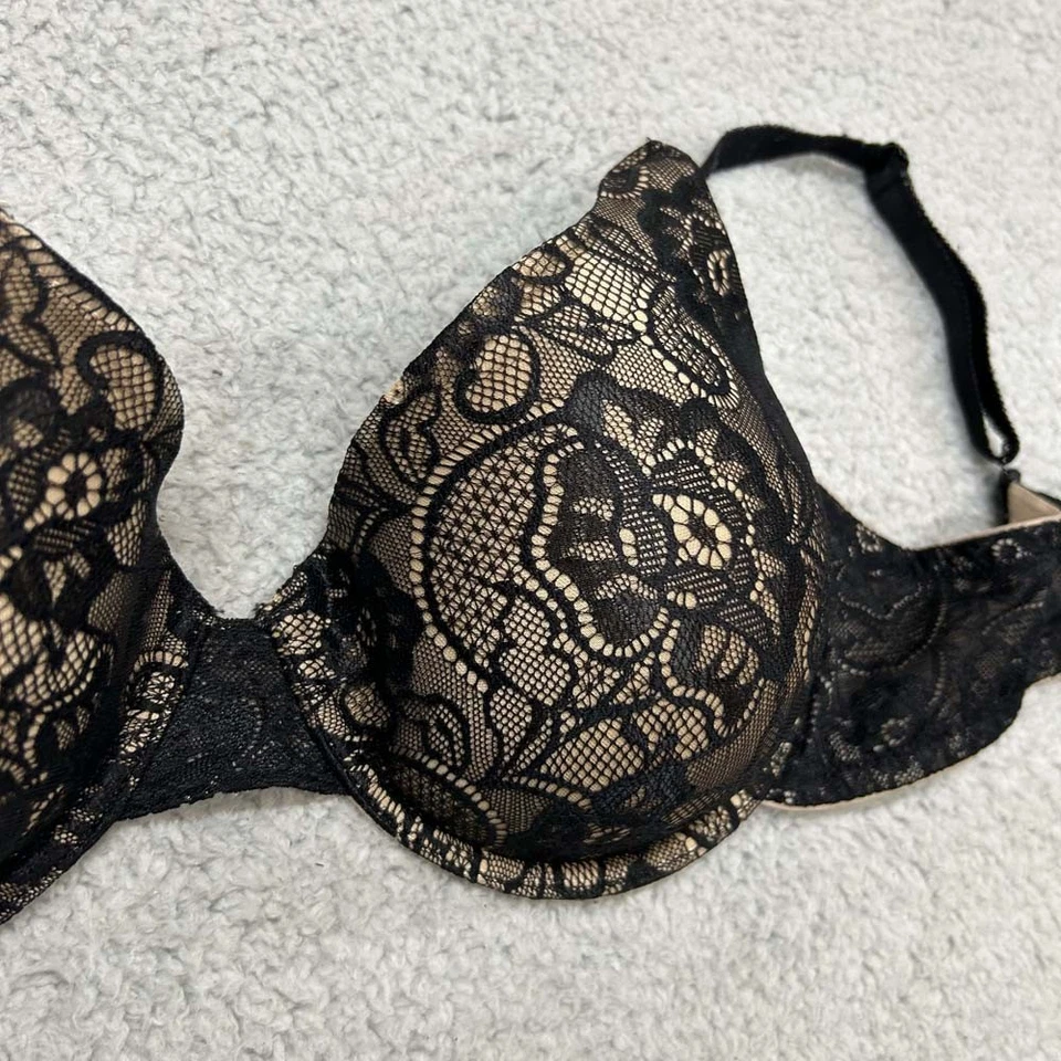 Sujetador de maternidad 36DD sujetador de lactancia cobertura completa moldeado encaje de maternidad Foto 3 de 4