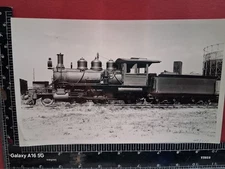OAKLAND TERMINAL RAILROAD 2-6-0 LOCOMOTIVES #?? ORIG B&W PHOTO PG&E GAS TANKS CA