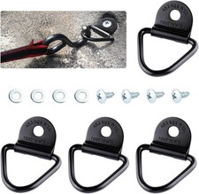 4-Piece V-Ring Heavy-Duty Truck Bed Tie Down ...