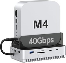 Ultra-Speed 40Gbps Mac Mini M4/M4 Pro Dock & SSD Enclosure