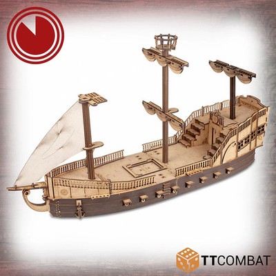 Carnevale: Patricians Galleon - Large MDF Ship Centerpiece Terrain