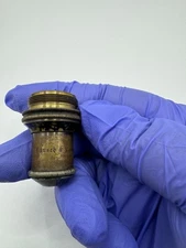 Antique Bausch & Lomb Microscope Objective 16mm 0.25 NA Brass Vintage