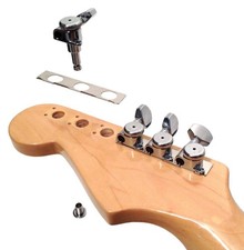 Hipshot Vintage 8.5mm Chrome Non-Staggered Enclosed Grip-lock Tuner UMP Kit