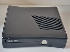 Microsoft Xbox 360 S Slim 250GB Black Console Only NO LEADS OR CONTROLLERS