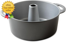 Classic Cast Pound Cake Nonstick 10 Inch Tube One Piece Pan Great for Angel Food