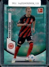 2024 Topps Chrome Bundesliga Mario Götze /275 aqua choice wave #31