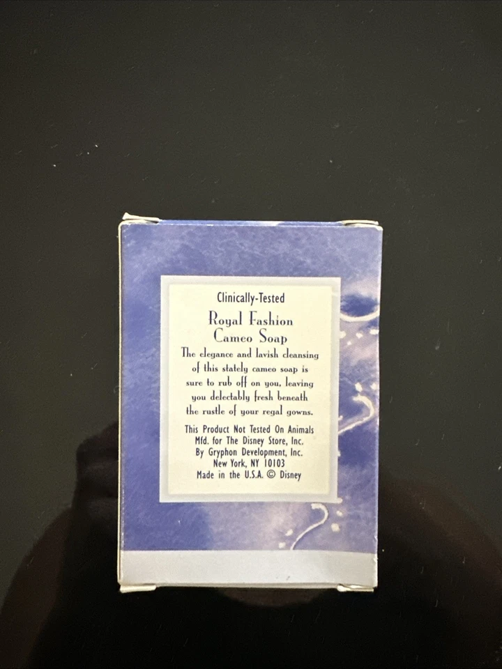 Vintage 1990s The Disney Store Cinderella Cameo Soap Unopened In Box - Image 2 of 2