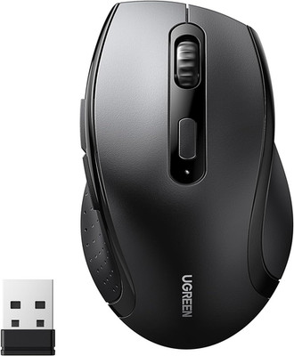 UGREEN Maus Kabellos 2.4G 1600 DPI 6 Tasten Mit Nano Empfänger, 12 Monate Batter