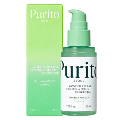 PURITO Seoul Wonder Releaf Centella Serum Unscented 60ml Korean Skincare