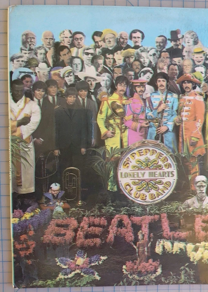 BEATLES SGT PEPPERS LONELY HEARTS CLUB BAND 1967 1st press MONO UK LP PMC 7027 - Image 3 of 4