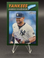 2026 Topps Heritage GREEN BORDER Jasson Dominguez #104 - New York Yankees