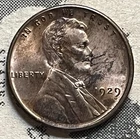 1929-P Lincoln Wheat Cent Red Brown Nice Uncirculated Condition Z10