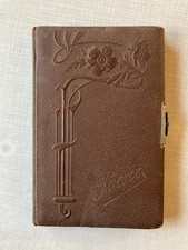 Poesiealbum (alt) - Sprüche & Oblaten - Elmshorn 1911 - Wilhelm Mohr - geprägt