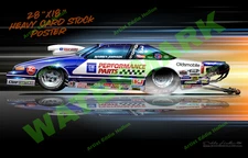 Warren Johnson 1993 Pro Stock Olds P/S LIT Poster-Banner Print-051