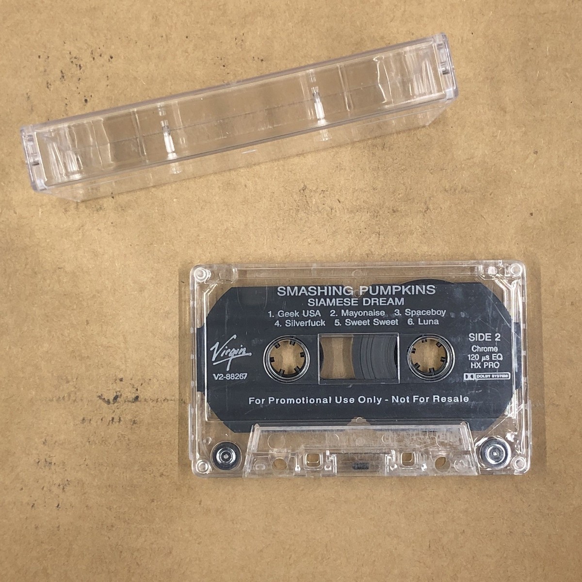 SMASHING PUMPKINS Cassette Tape Grunge SIAMESE DREAM ORGINAL