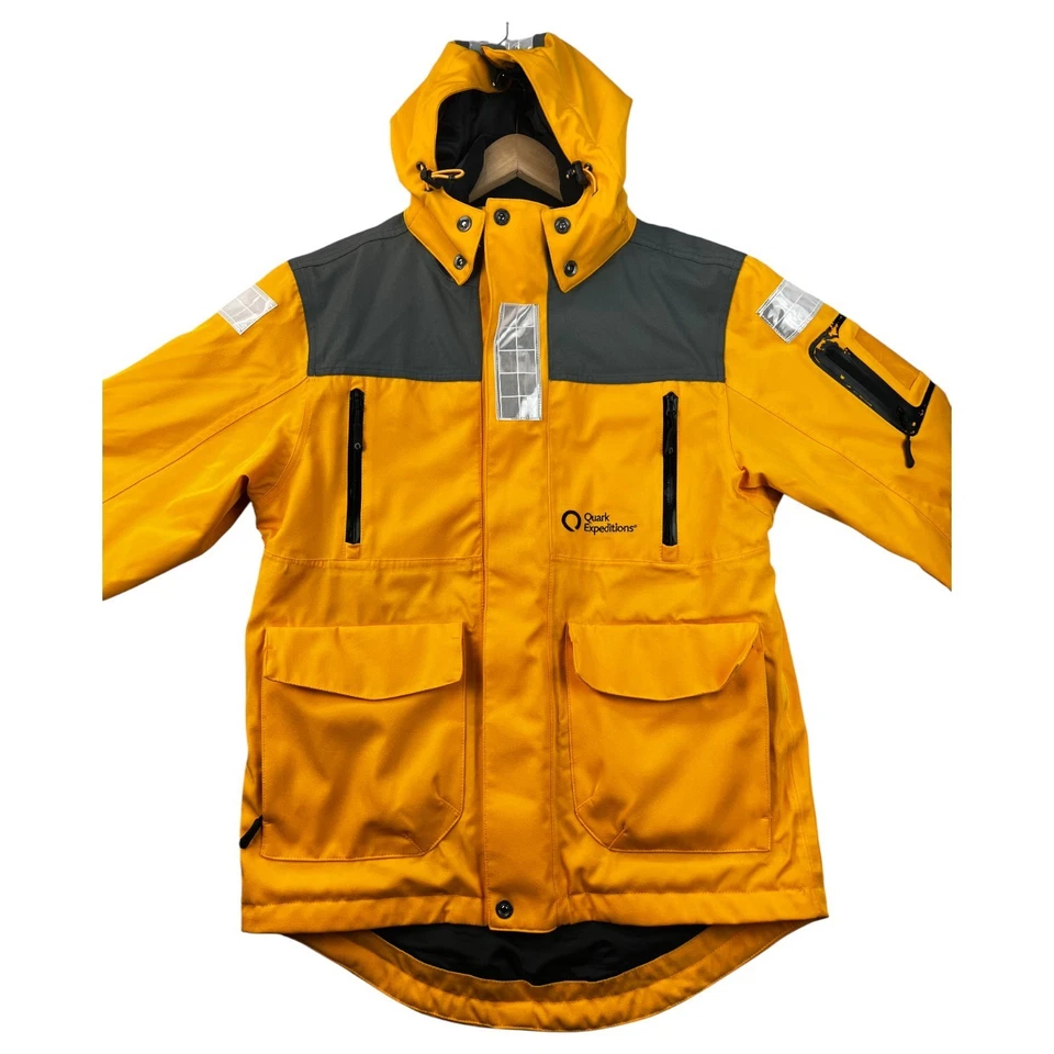 Parka reflectante polar con capucha extraíble Quark Expeditions para hombre talla pequeña Foto 2 de 4
