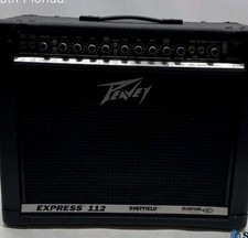 1990's Peavey Express 112  1x12in 65-Watt TransTube Guitar Combo  Blue Trim