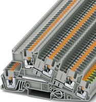 Phoenix Contact Pti 2,5-PE/L/L Installations-Schutzleiterklemme 0,14-4Mm² Grau