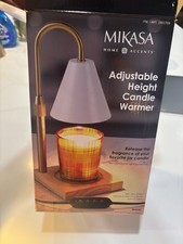 Mikasa Candle Warmer Lamp Adjustable Height Dimmable No Flame - New