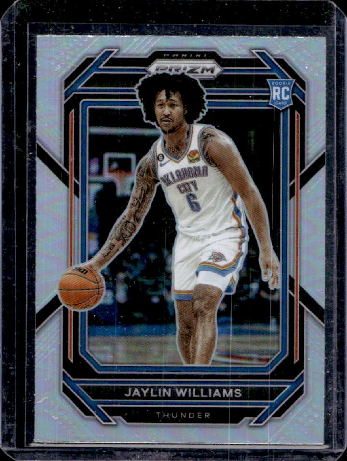 2022-23 Prizm Jaylin Williams RC Prizms Silver Rookie #247 Thunder