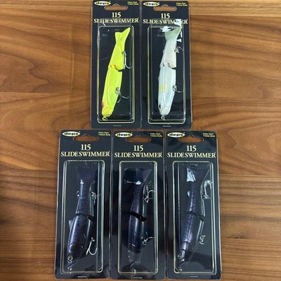Deps Slide Swimmer 115 Brandneu unbenutzt altes Modell 5-teiliges Set...