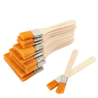 Pinsel Malerpinsel Flachpinsel Lasurpinsel Lackierpinsel Streichpinsel Holzgriff - Bild 1 von 4