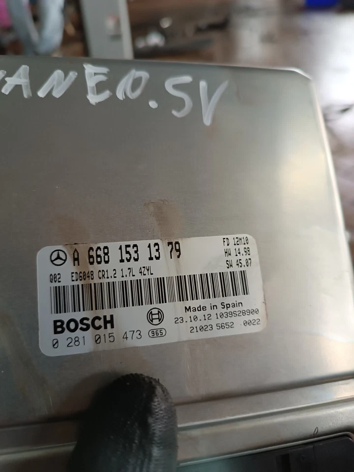 Centralina Motore Bosch A6681531379 Originale Mercedes-Benz Vaneo 1.7 CDI W414 - Immagine 4 di 4