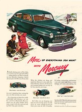 Mercury Cars Print Advert More of Everything You Want with Mercury Skating Party