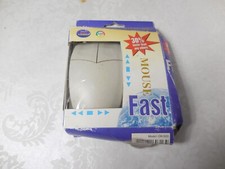 Vintage Serial Mouse FAST MOUSE Model OK-520 New Damaged Box 520 DPI