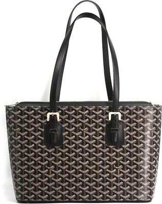 Goyard Leather and Canvas Shoulder, New