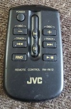 JVC Remote Control Black RM-RK12 Tested Working