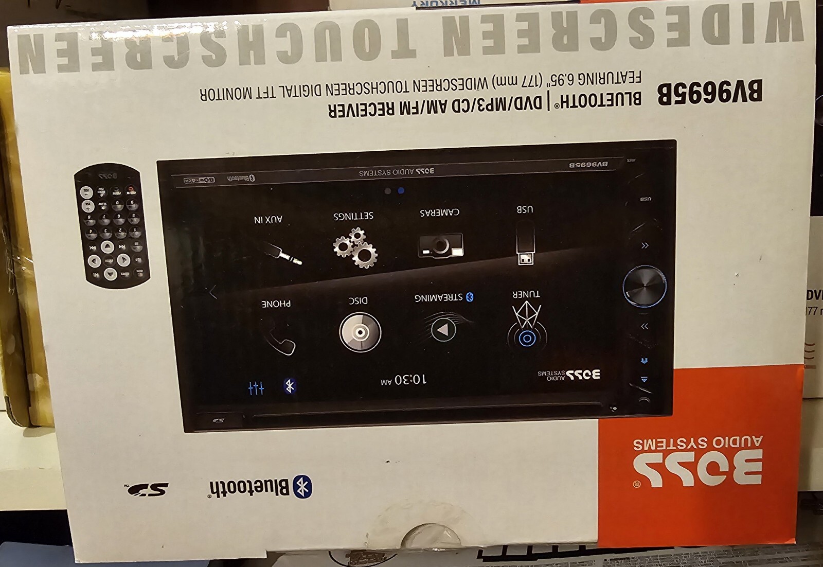 BOSS Audio BV9695B Car DVD Player NEW IN BOX 6.95 Inch Screen 320 Watt