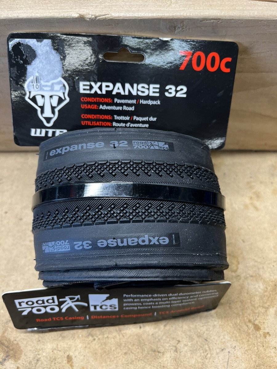 WTB Expanse 700 x 32 Road Gravel Semi Slick TCS Tubeless WTB Expanse 700 x 32 Road Gravel Semi Slick TCS Tubeless