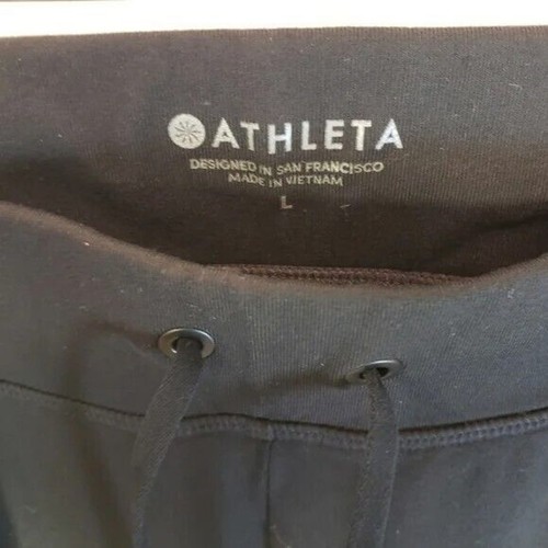 Pantalones negros Athleta Metro Street Jogger talla grande cremalleras cordón - Imagen 4 de 5