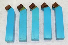 5x HM - Dłuto tokarskie Stal toczona - WIDIA - 32 mm - zakrzywione - prawe - TTS - NOWE