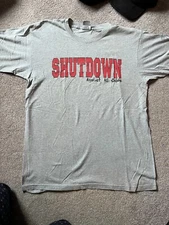 Shutdown NYHC T-shirt (Large) vintage rare SOIA Agnostic Front YOT
