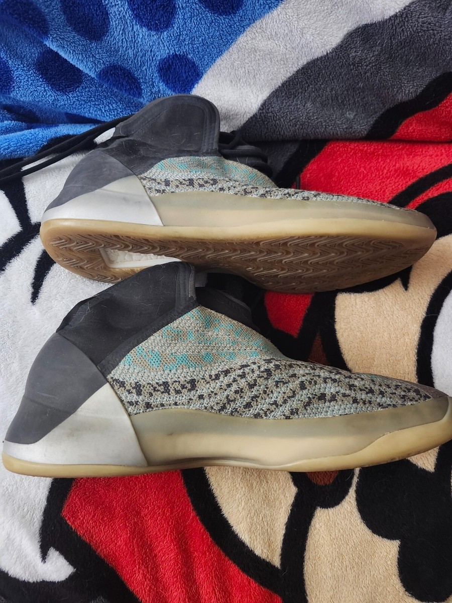Size 13 Adidas Yeezy Quantum Teal Blue