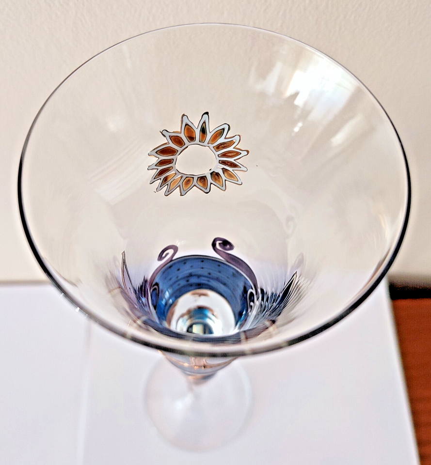 Flutes NAGEL.Flutes peintes.Flute à Champagne.Verres peints émaillés NAGEL.Flöte eBay